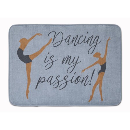 Carolines Treasures Dancing is My Passion Machine Washable Memory Foam Mat BB5381RUG
